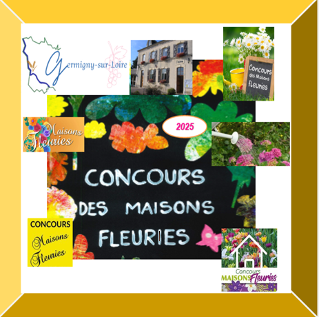 Image concours maisons fleuries 2025  "Maisons Fleuries" à Germigny sur Loire
